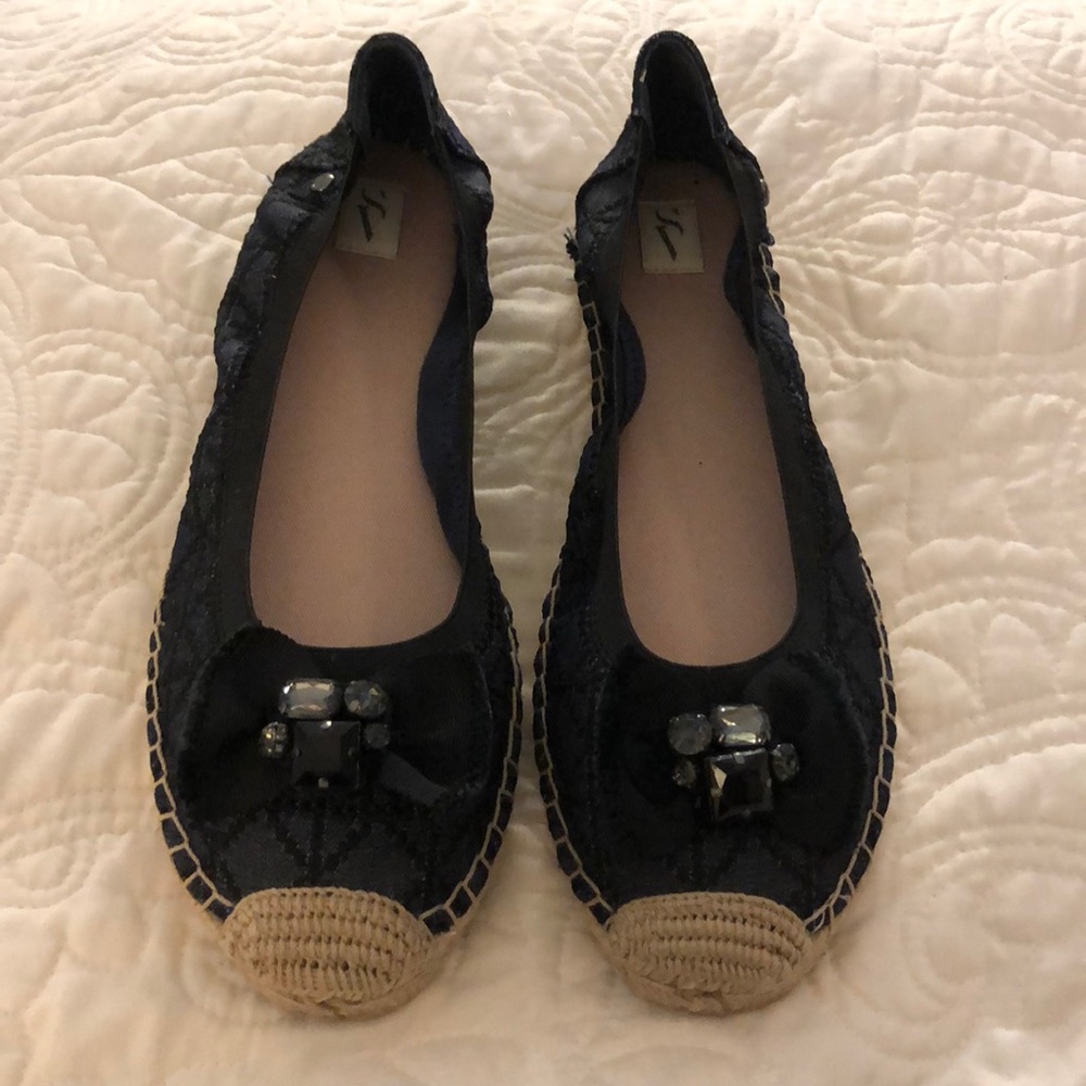 Vera Wang Dark Blue Espadrilles